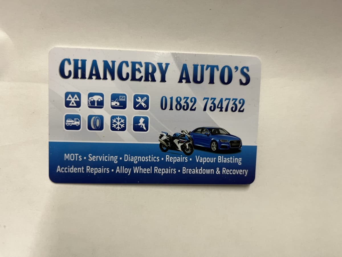 Mechanic working on a car